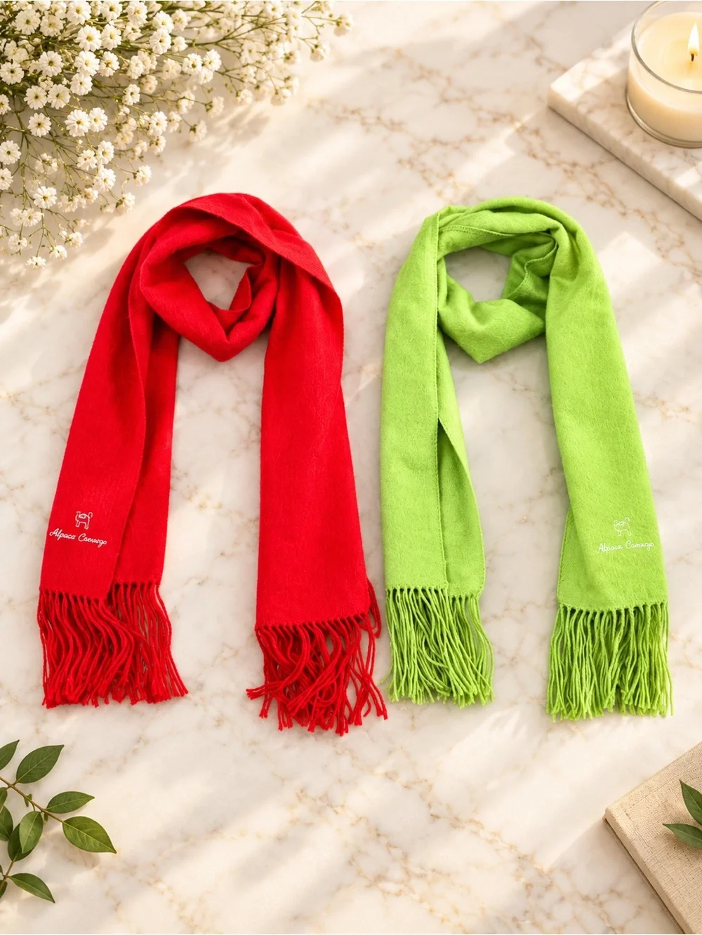 Germany Made 100% Alpaca Camargo Cashmere Scarfs